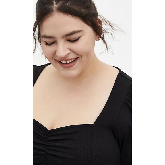 NWT Torrid Mini Textured Knit Sweetheart Skater Dress 4X 26 - Picture 3 of 5